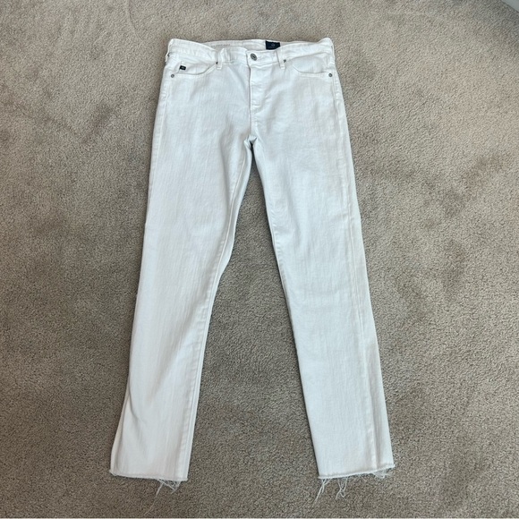 Ag Adriano Goldschmied The Stevie Mid-Rise Skinny Ankle denim Jeans Sz 28 - Picture 4 of 15